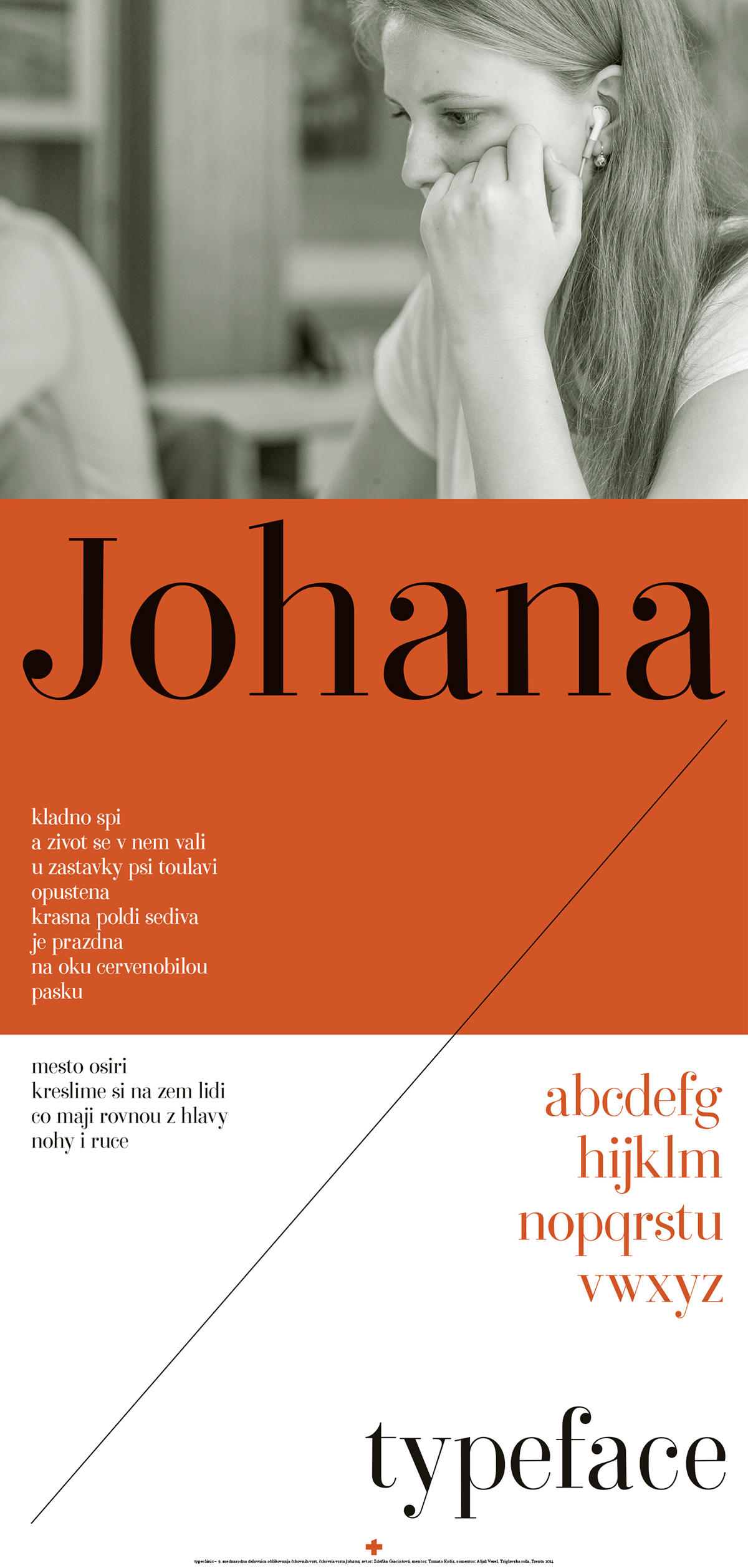 type Typeface coworking font type family Workshop International Event type design slovenia poster letter letters trenta school