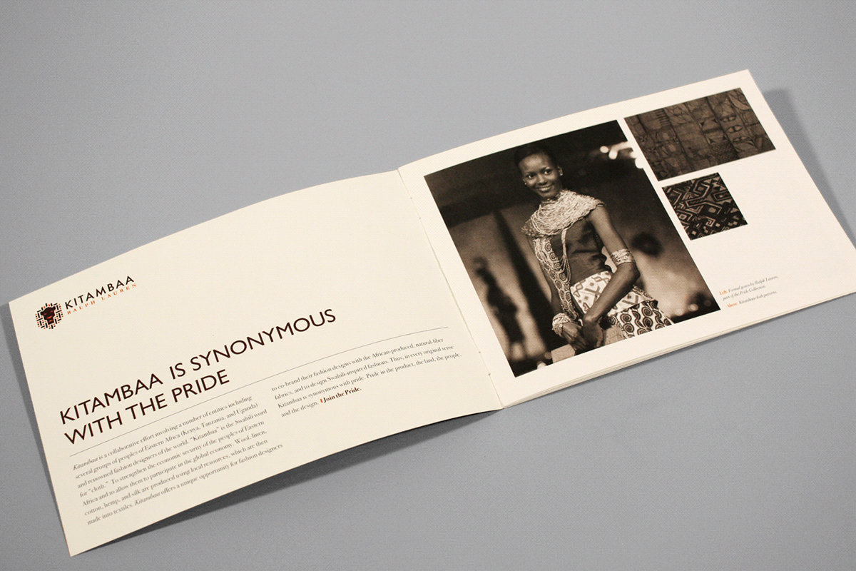 borchure Kitambaa brochure  clothing brochure  editorial layout typography   African Clothing africa
