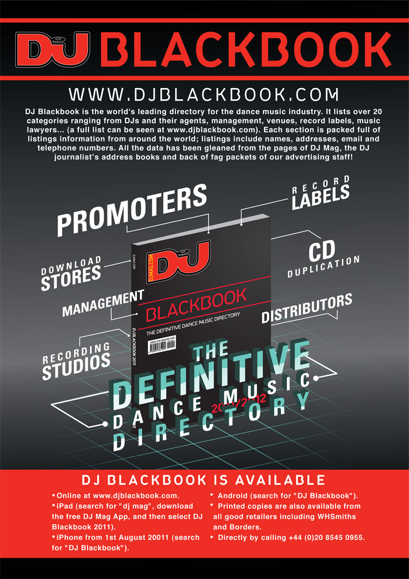 DJmag Blackbook print publication magazine trance hip-hop house Musical House music djing