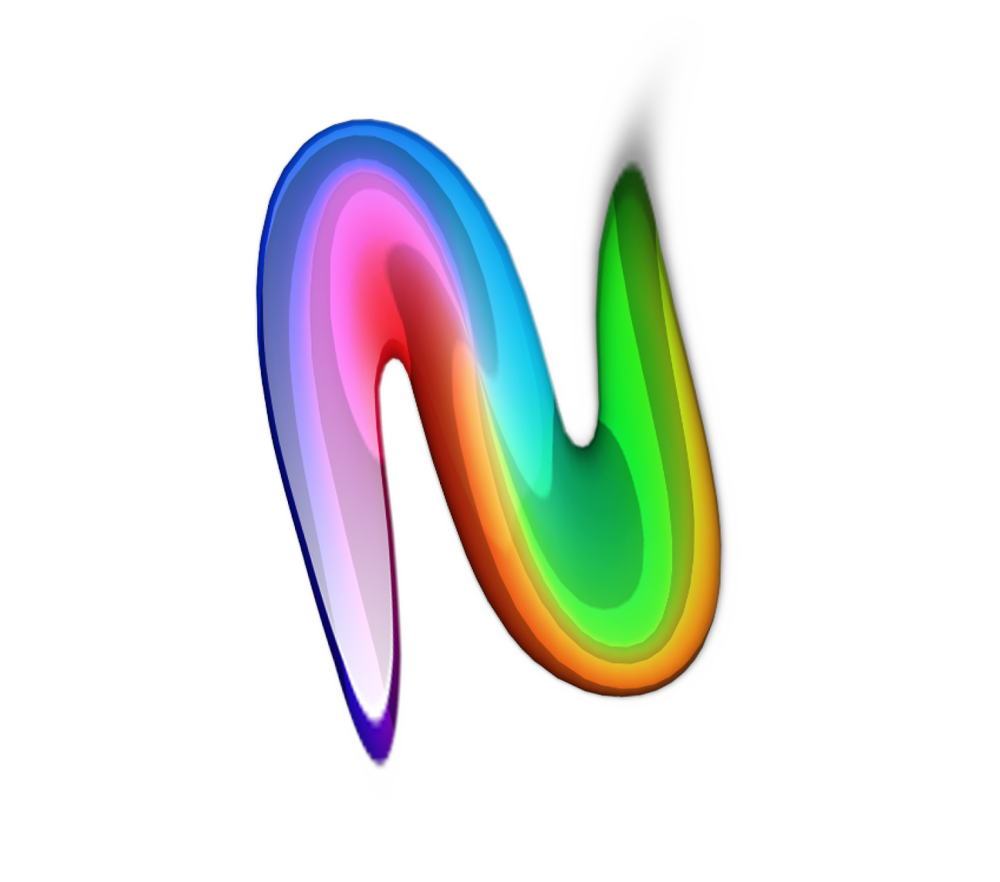 typo font wheel mac apple text graphic experiment colors rainbow fantastic cool super