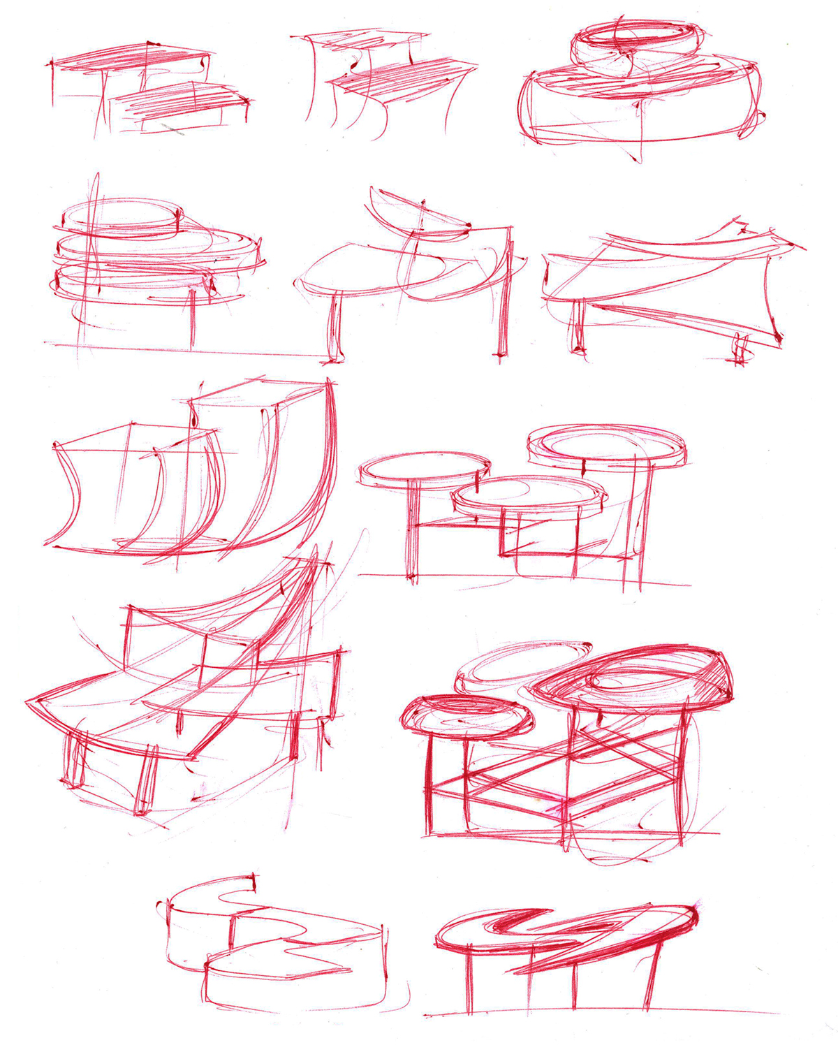 furniture sketching sketchbook moleskine medical