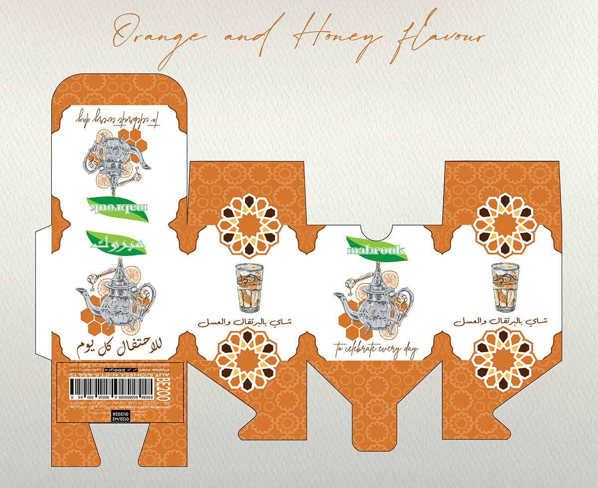 orange and honey flavour