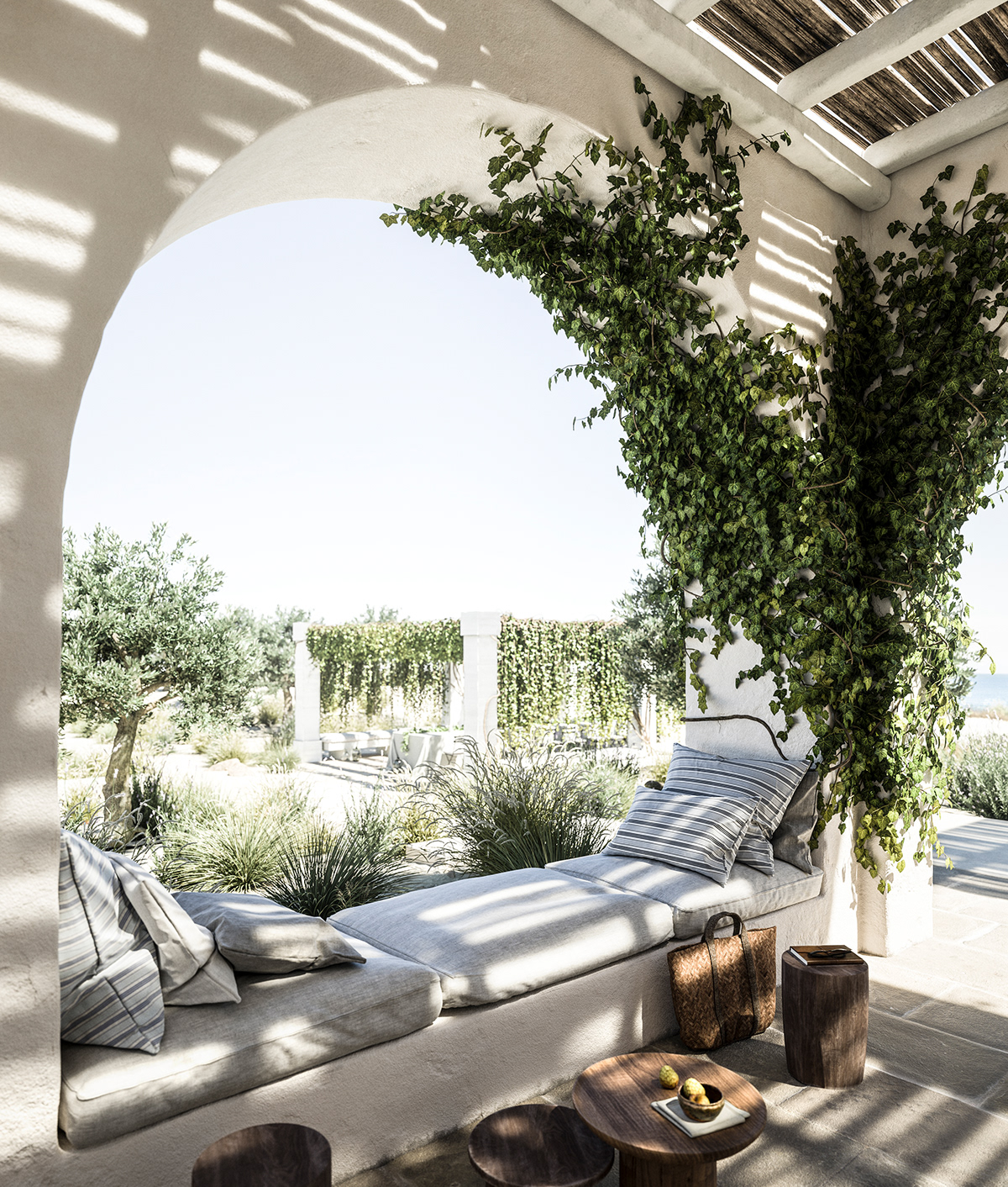 Render architecture CG Photography  styling  creative lighting Greece visual 3D