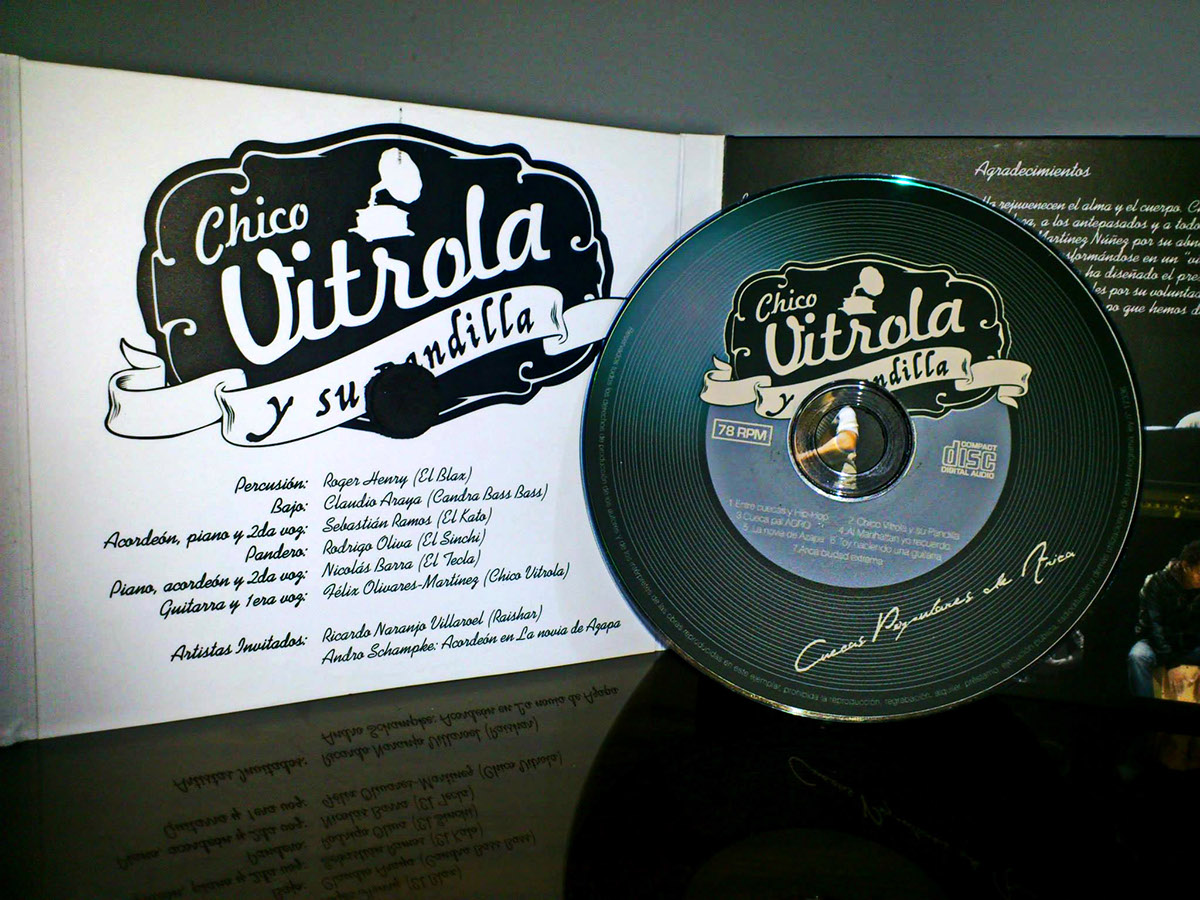 banda cd diseño Caratula musica disco
