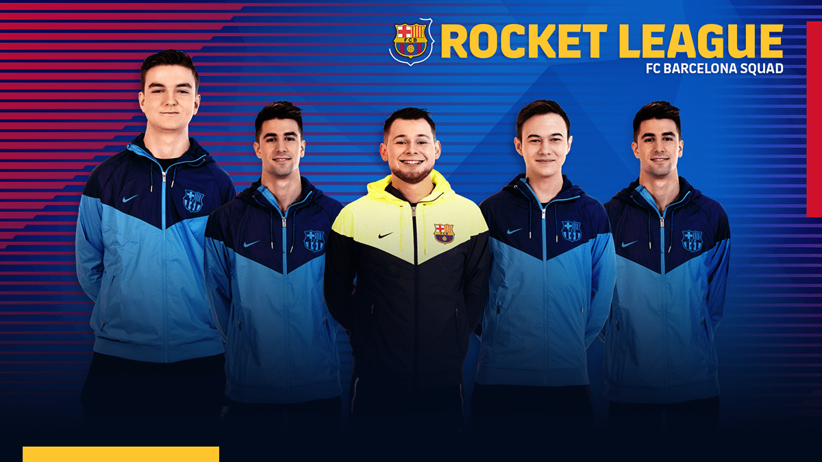 barcelona diseño esports fcb Rocket League banner design twitter