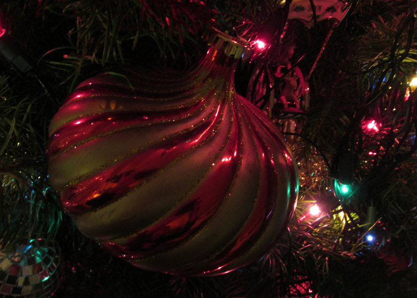 Christmas Holiday night lights decorations December Santa Claus