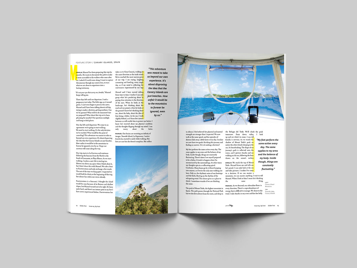 publication design Magazine design adventure Travel graphic design  print Photography  Nature