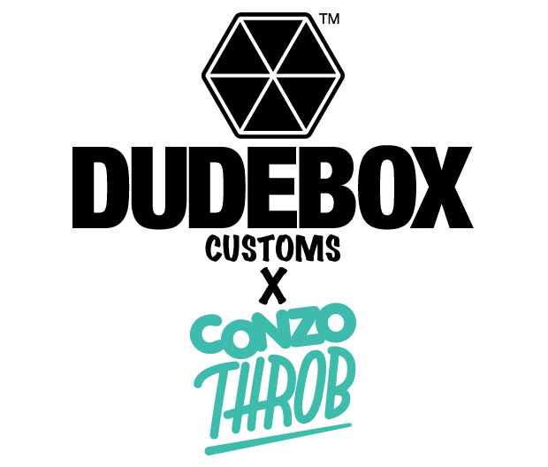 Dudebox conzo Throb customs vinyl egg Teddy toys