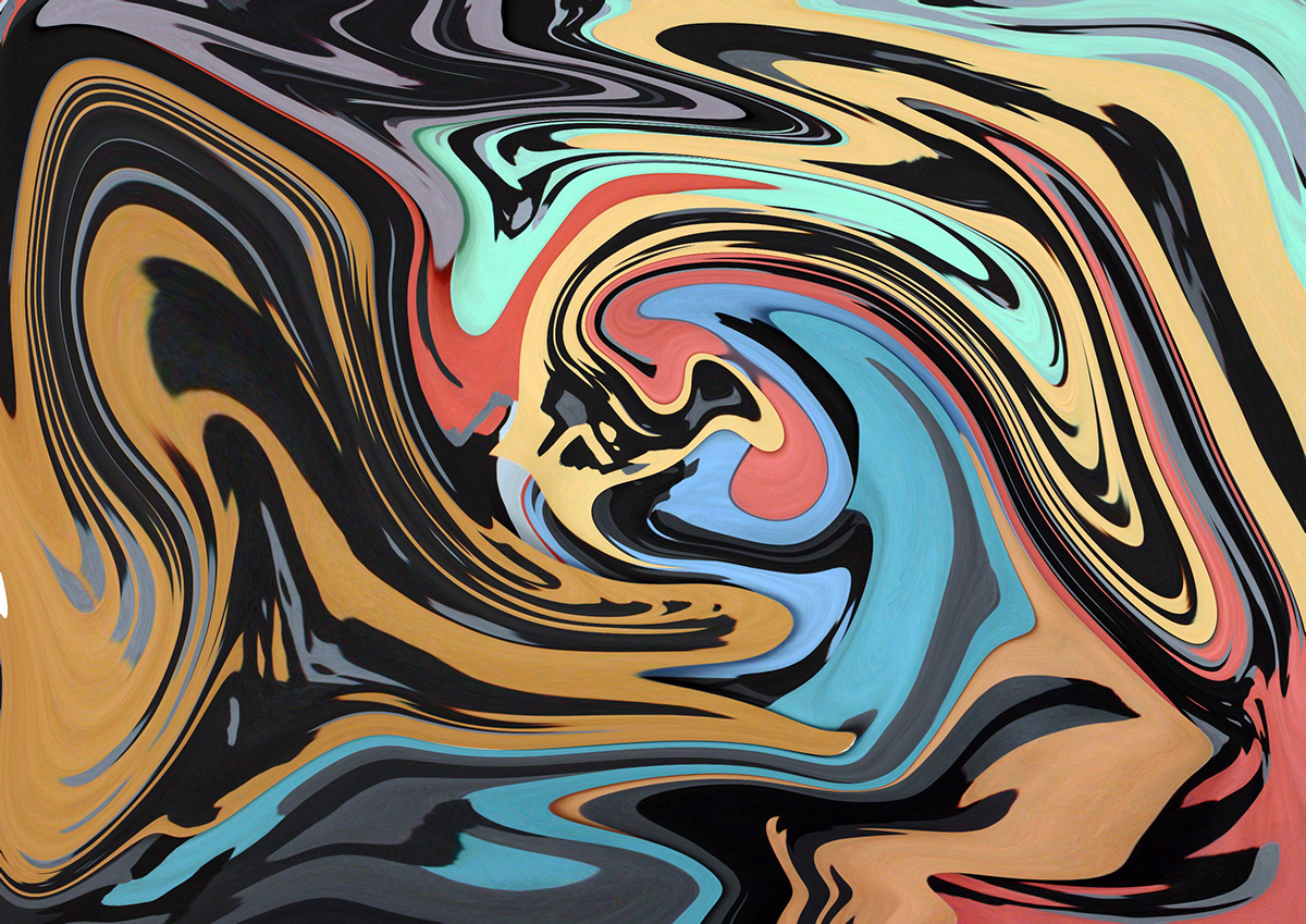 swirl colour abstract