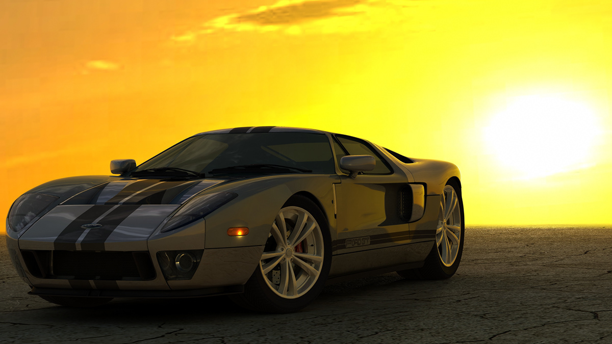 Ford GT40 3D model  vehicle