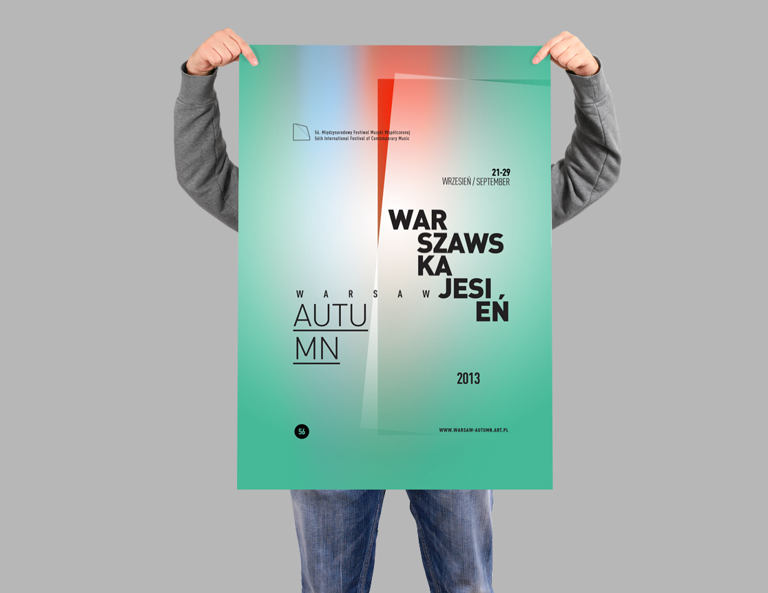 Warsaw Autumn Warszawska Jesień poster posters Rtm Rytm Interactive rytm Ziekon fesival