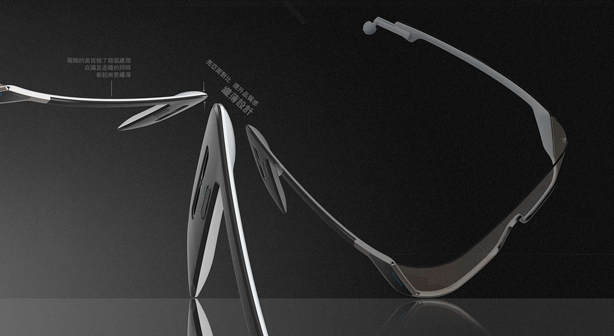 工业设计 产品设计 蓝牙太阳眼镜