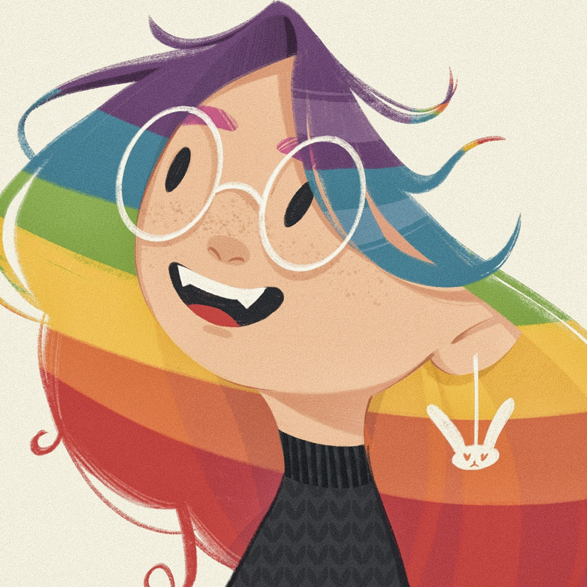 Character Character design  Digital Art  digital illustration equality ILLUSTRATION  LGBT pride pride month rainbow rainbow art