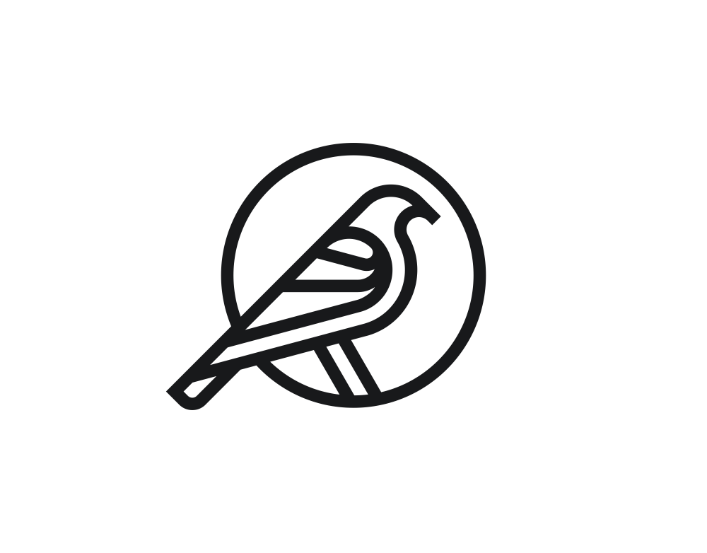 birds brand identity design dove geometric lineart logo monoline pigeon product