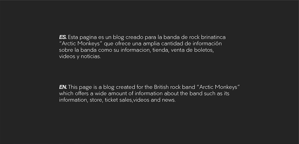 rock alternativo  Website Blog arctic monkeys Alex Turner graphic design  modern aesthetic alternativo moderno musica alternativa