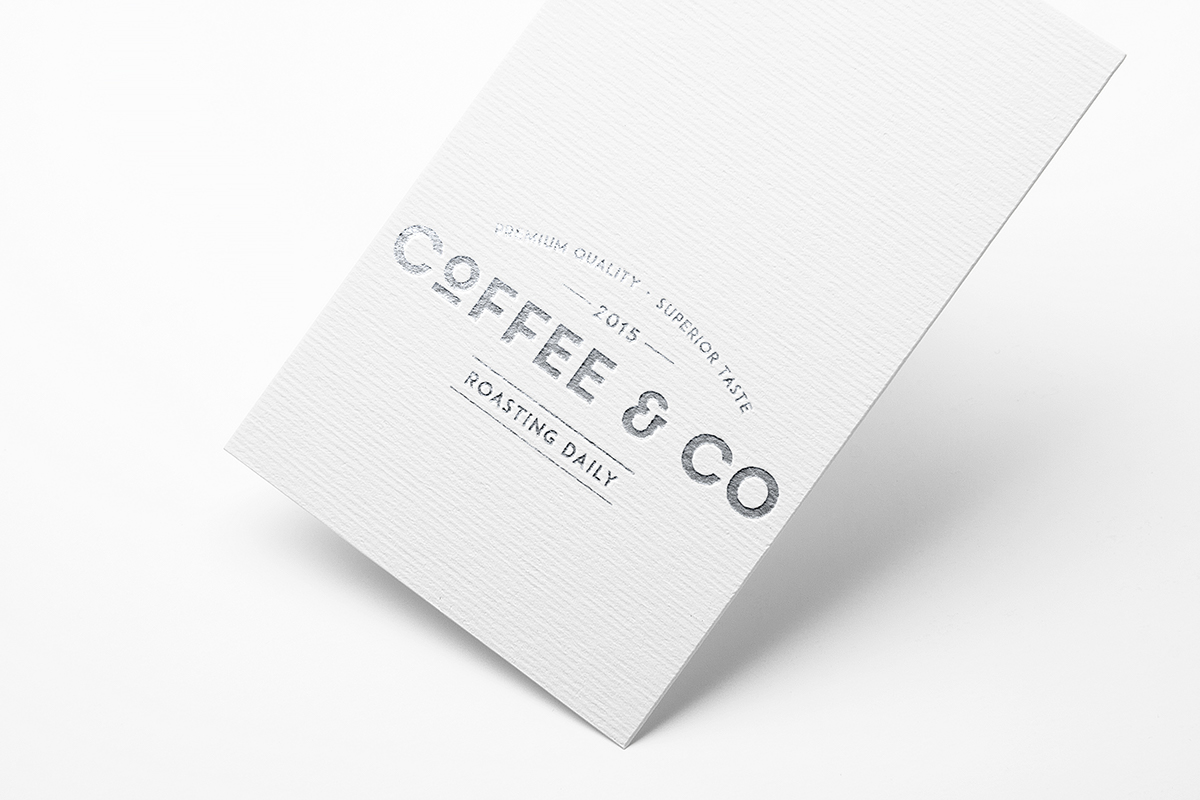 Coffee company logo design identity