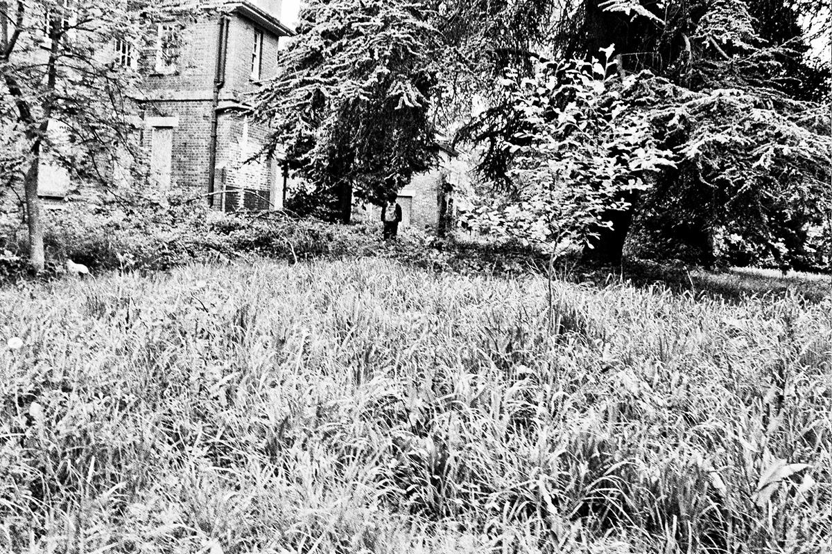 black & white film photography 35mm abandoned dilapidated derelict Urban Decay run down urban exploration mental hospital