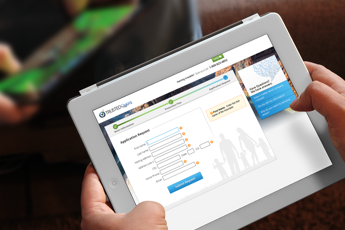 insurance tablet design UI ux app Interface Responsive Website css3 Mockup process Web Design 