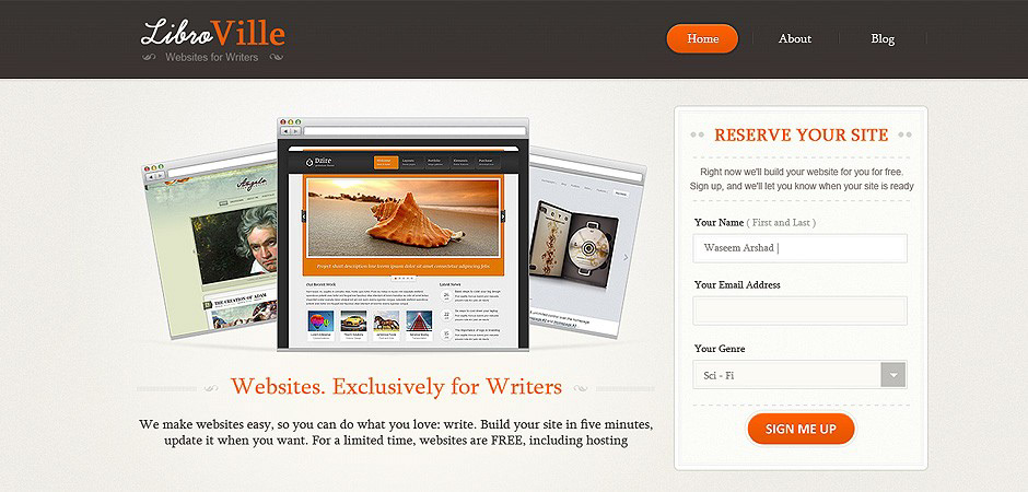 website for writes wordpress template design Creative UI user interface UI