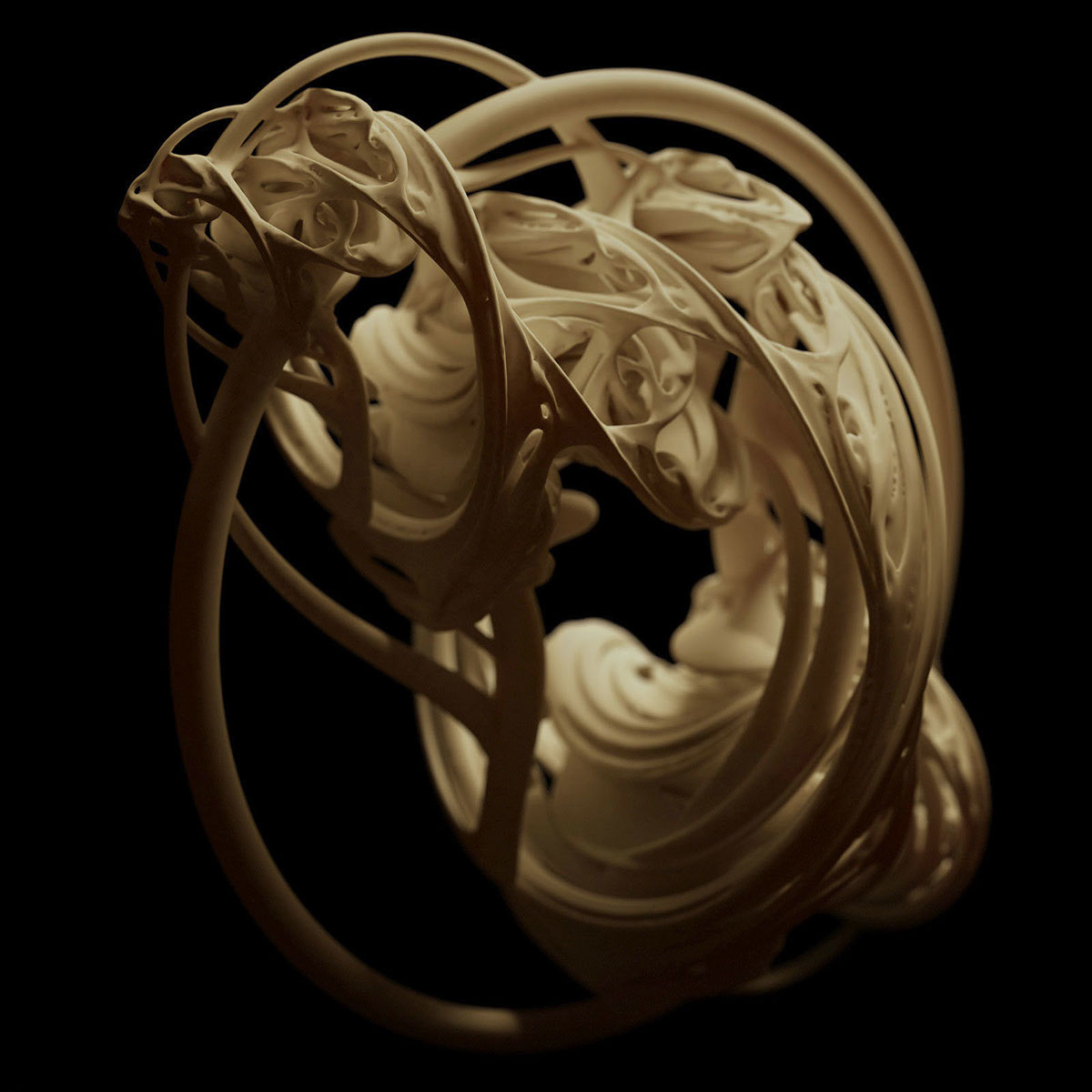 Adobe Portfolio arnold 3D abstract sculpture