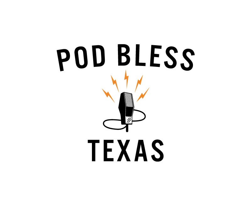 edgy logo texas Democrat podcast western vintage evil Distressed branding 