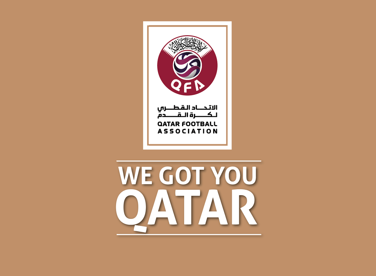 Qatar Football Association Qatar doha QFA football creative art direction  press ad champion sports