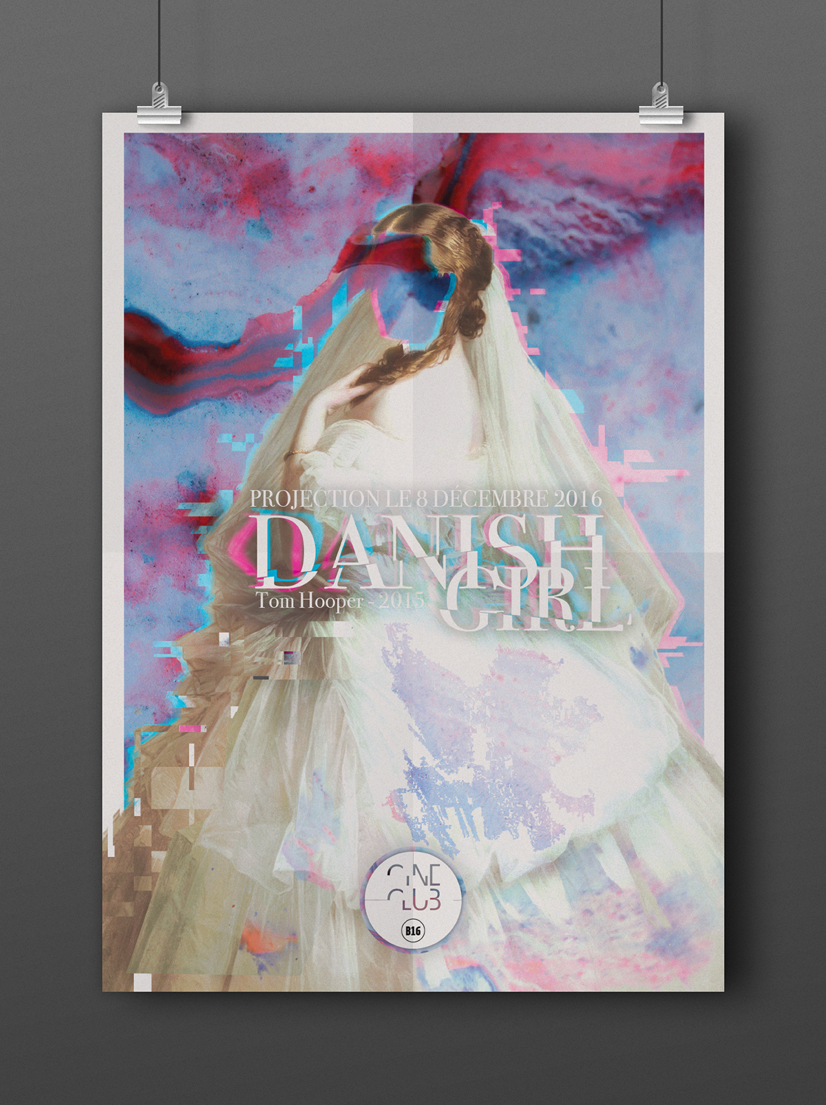 graphic design  poster Danish Girl movie
