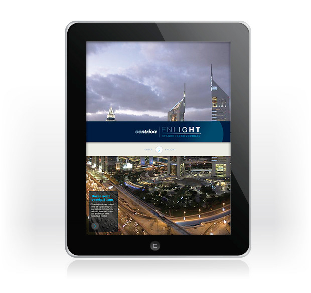 centrica  ipad tablet app magazine digital design interactive ux user experience ia UI corporate mobile