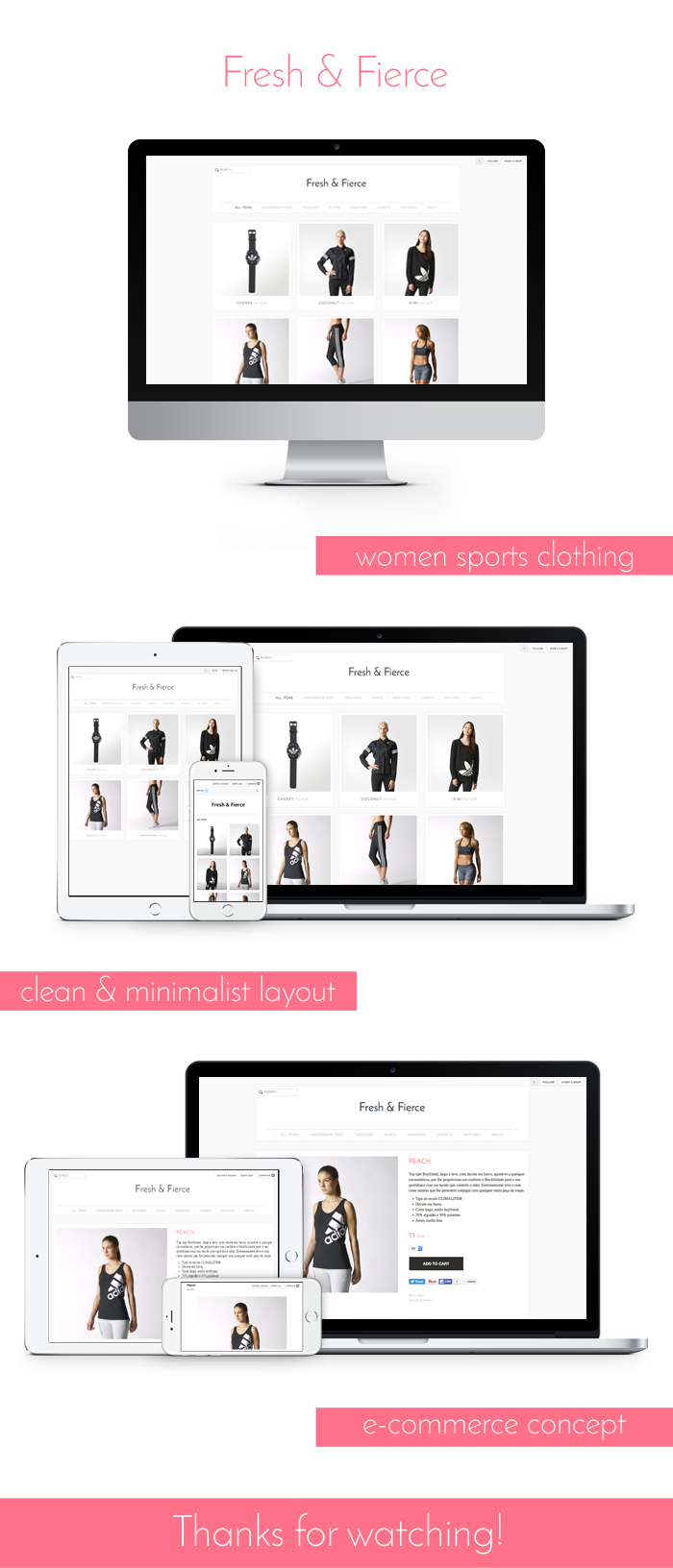 Ecommerce digital brand visual concept Web