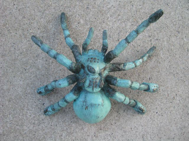 tarantula spider bronze itsy bitsy spider