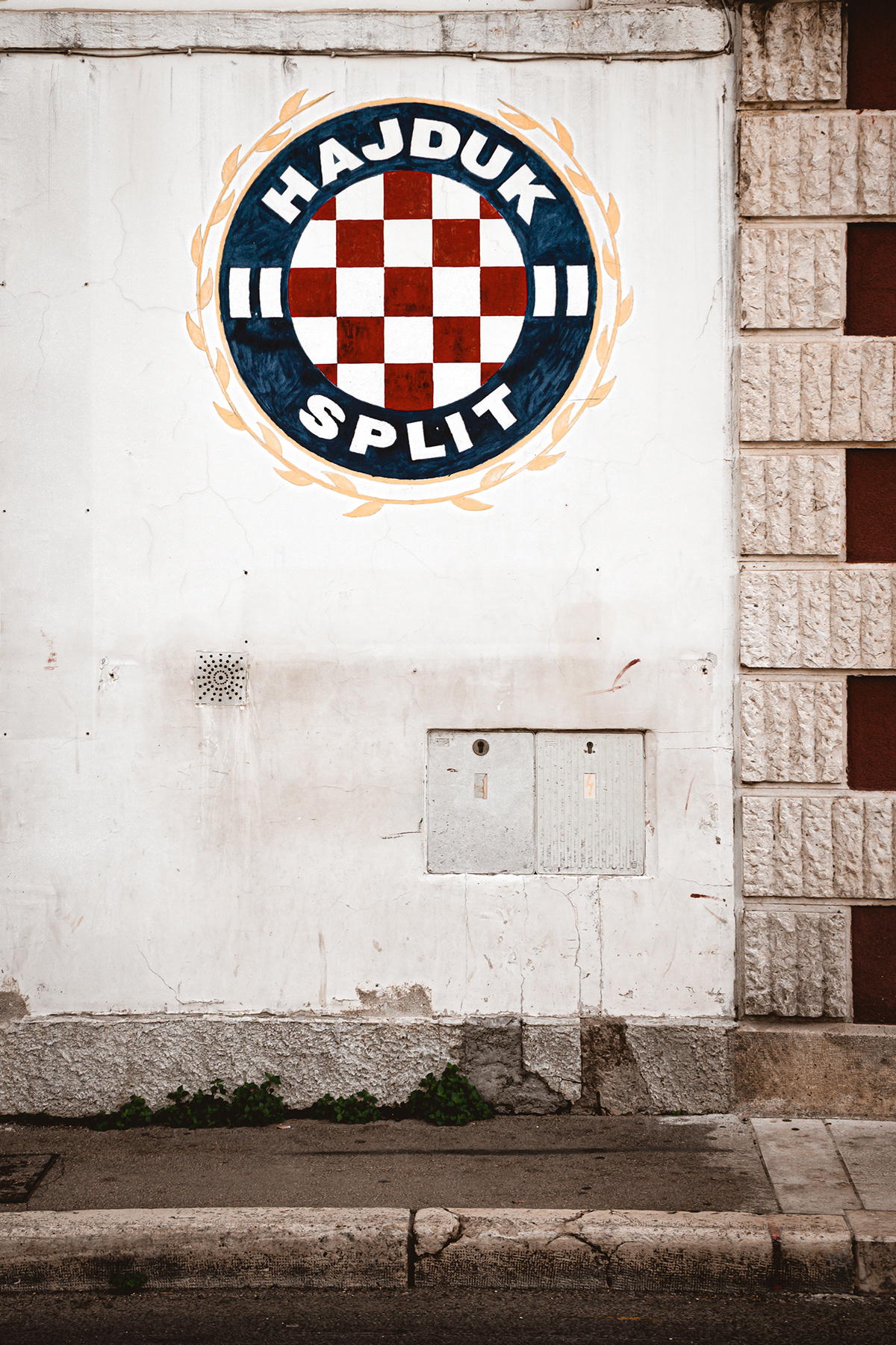 Hajduk crest is everywhere in Split