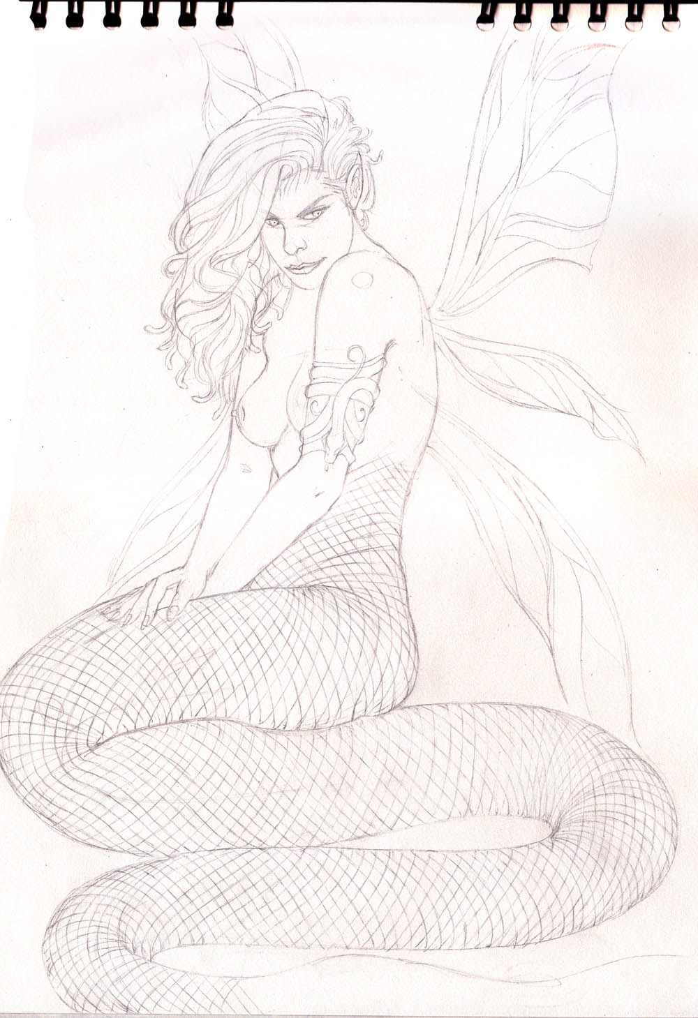 medusa female mythology snake animal body nude sci-fi