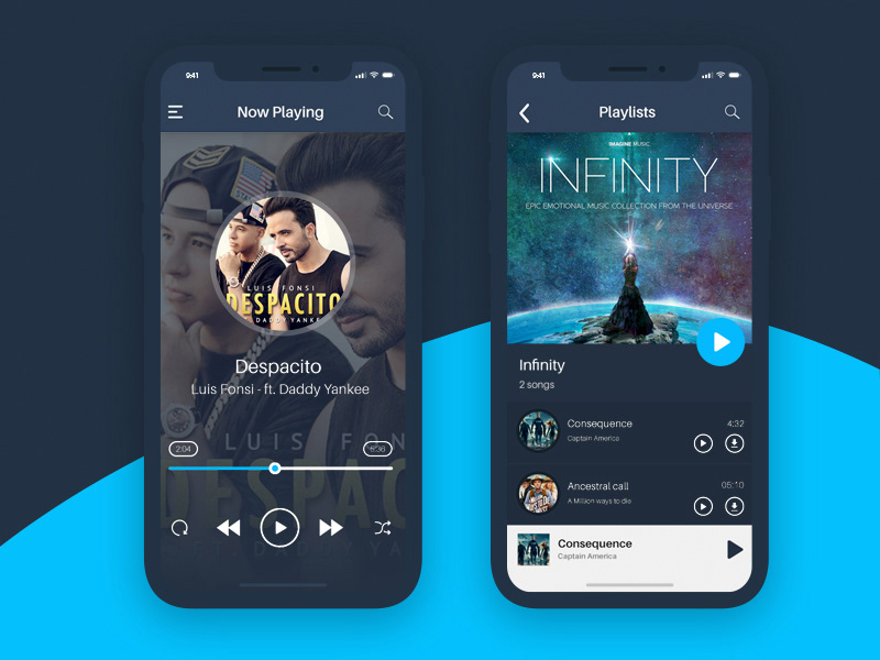 Music Player UI Design on Behance