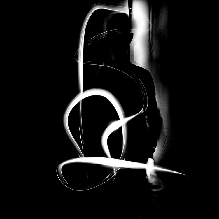 abstract art black & white