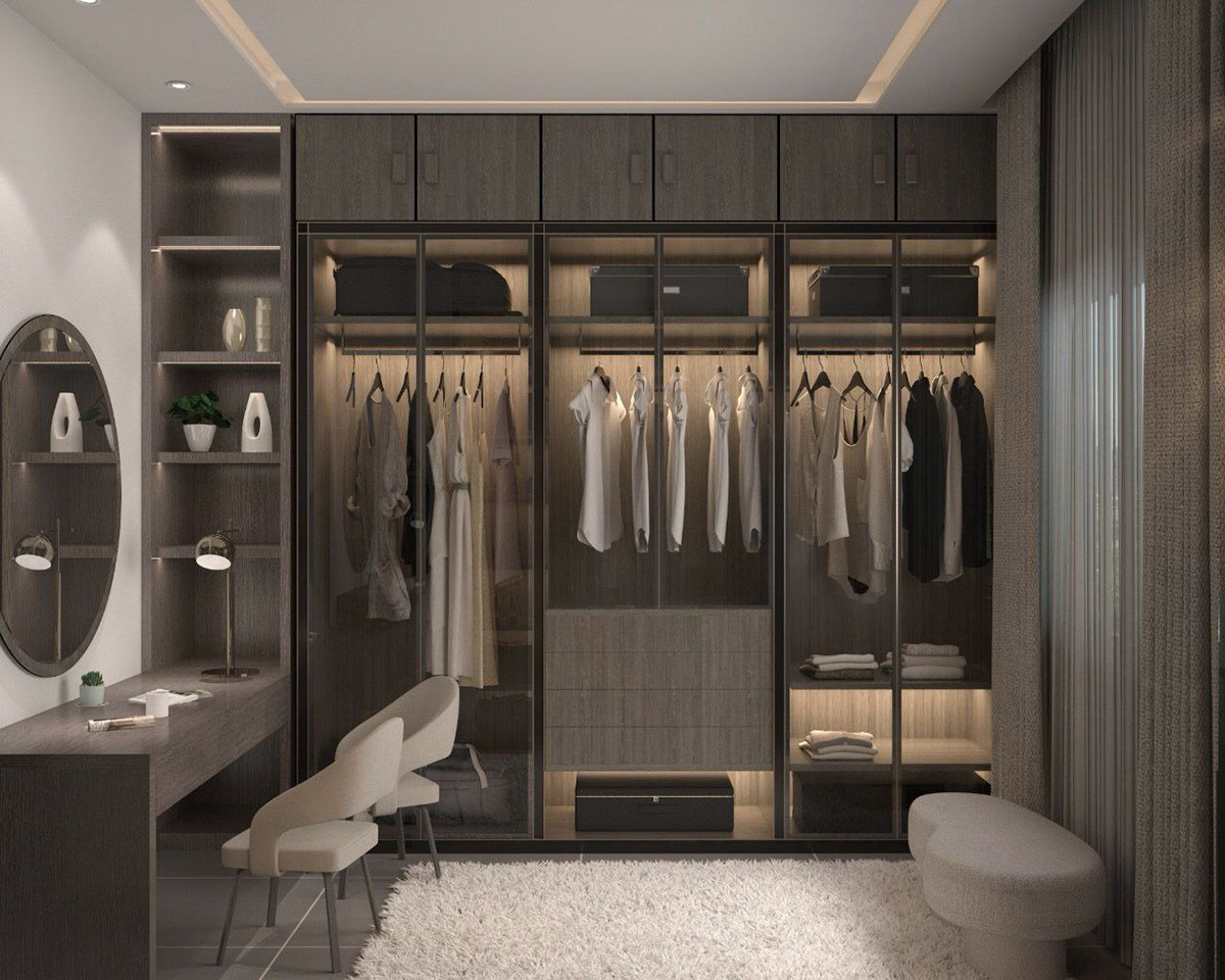 interior design  simple Walkin Closet