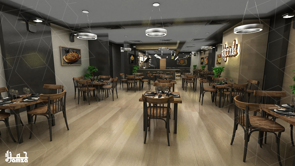 restaurant interior design  Food  Interior cafe Cafe design dining haal kitchen interior decor