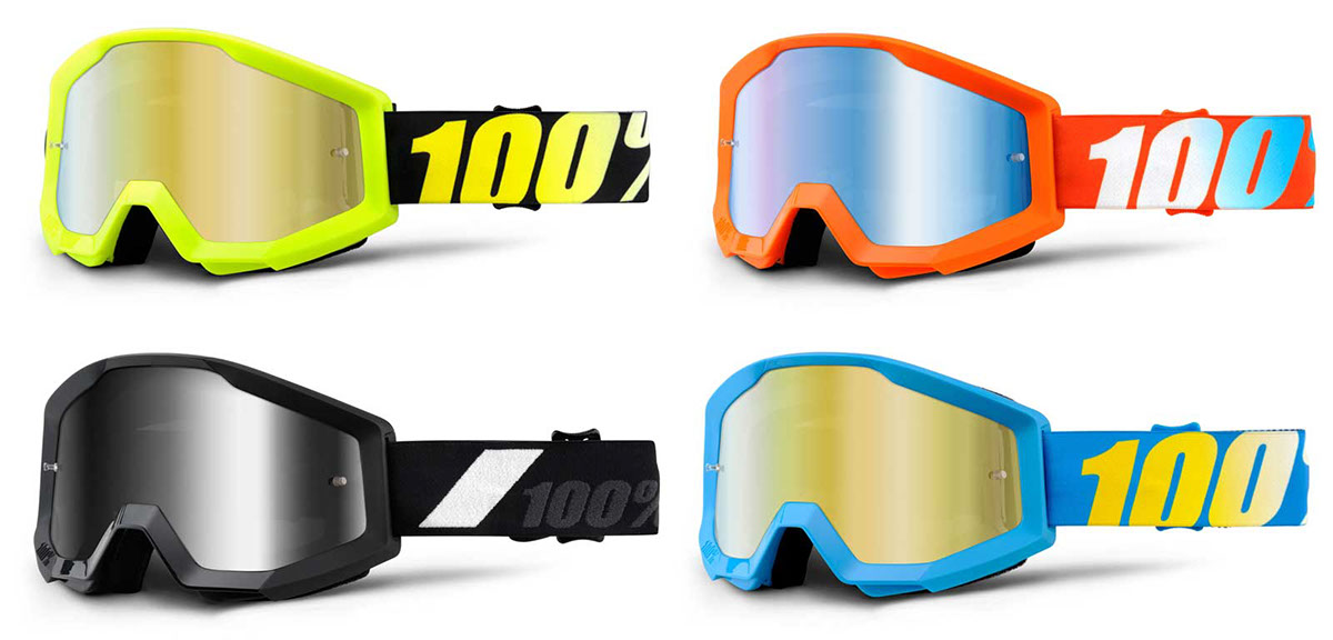 100% Racing  goggles Motorcross mx Racing Moto Goggle one hundred percent strata