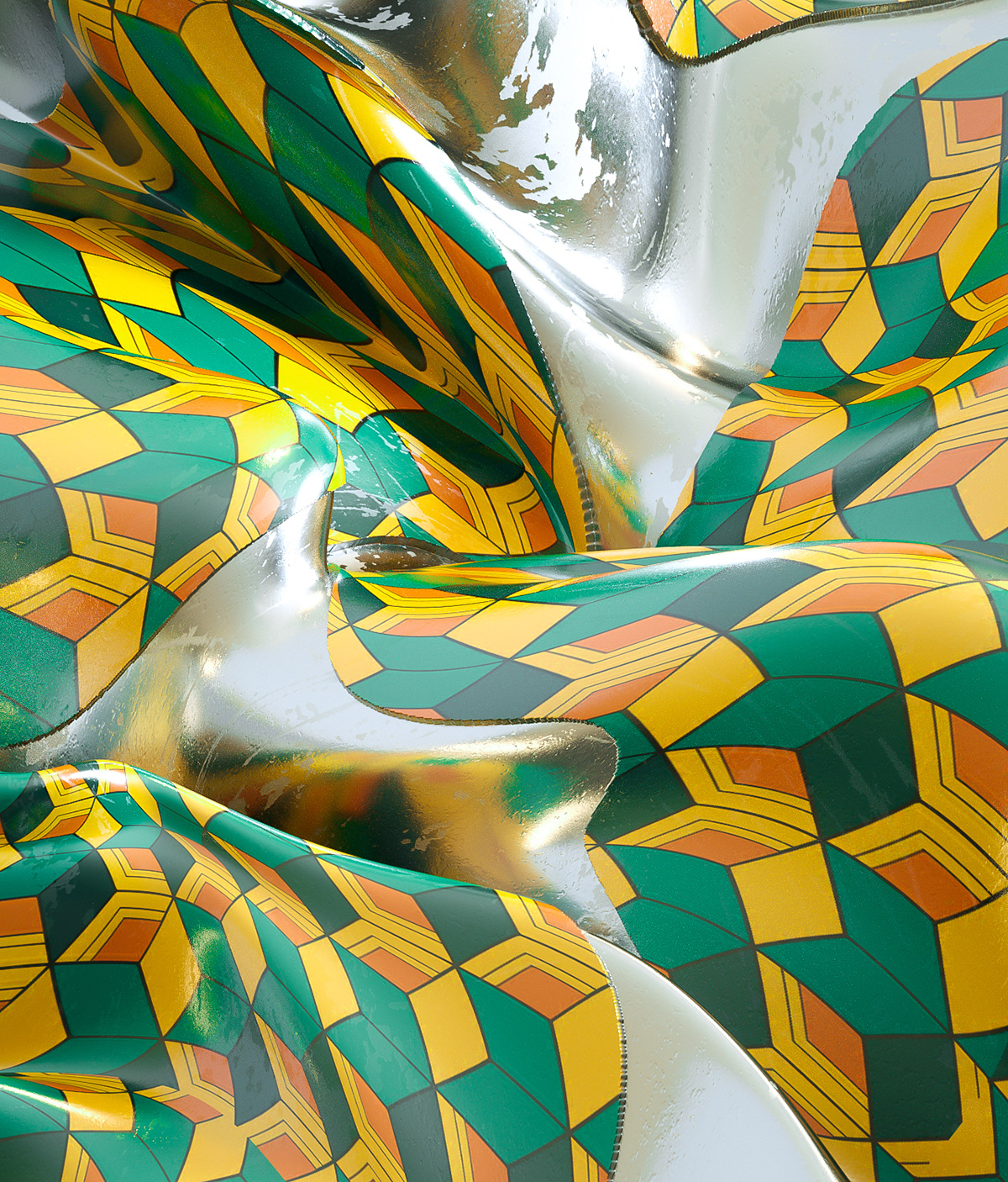 3D abstract cinema 4d colorful dailyposter Digital Art  dunes gradient Render trends