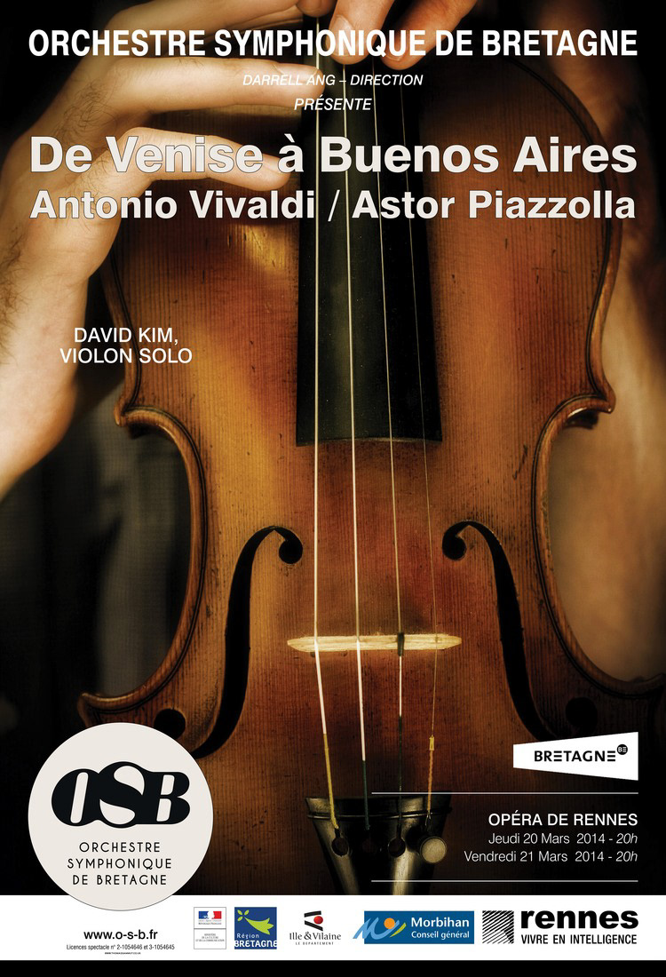 orchestra poster opera orchestra de bretagne instrument Violin
