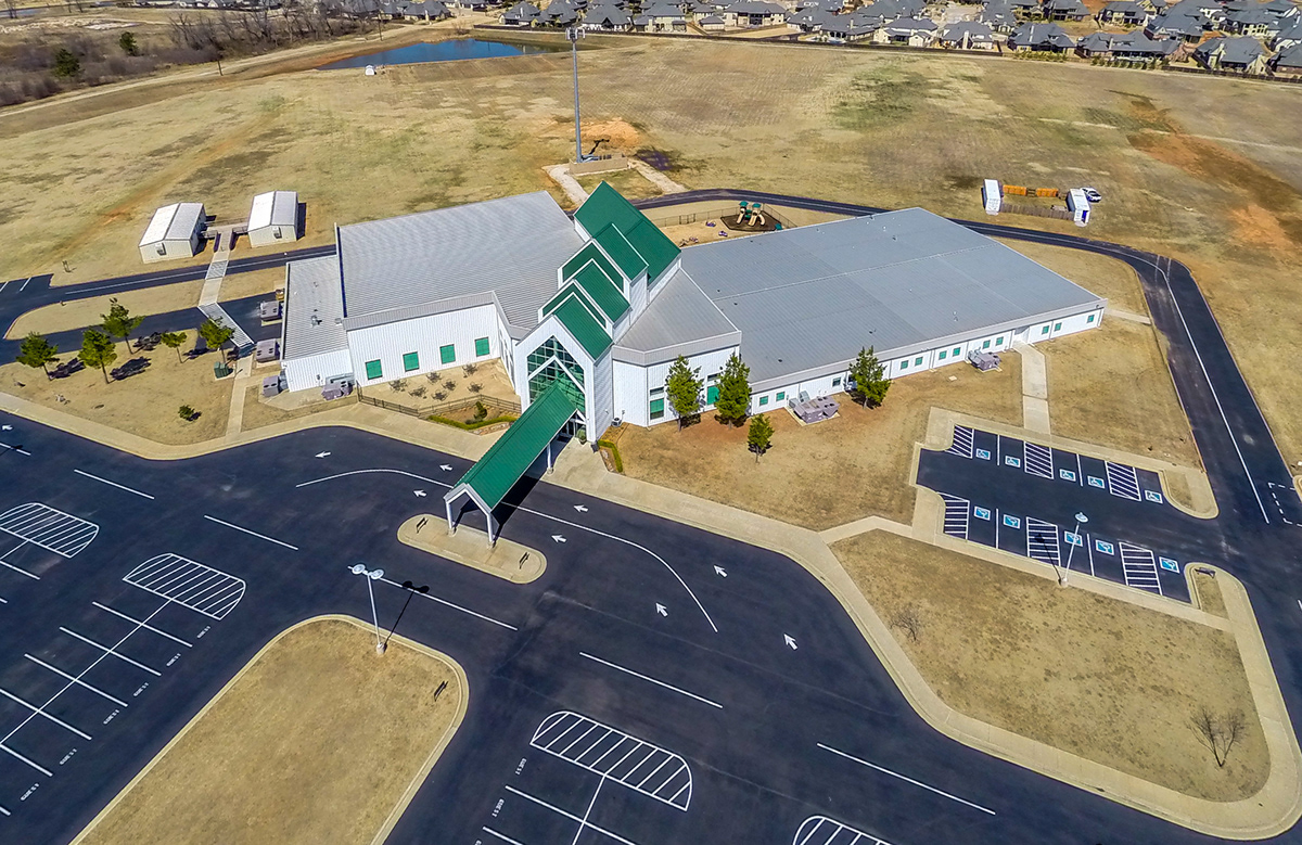 Aerial Photography church oklahoma