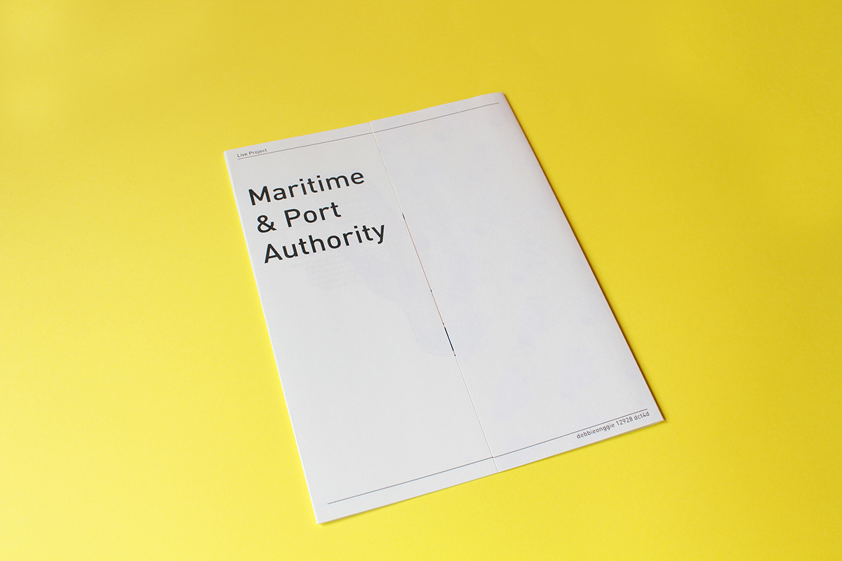 editorial Booklet Layout D&AD singapore maritime