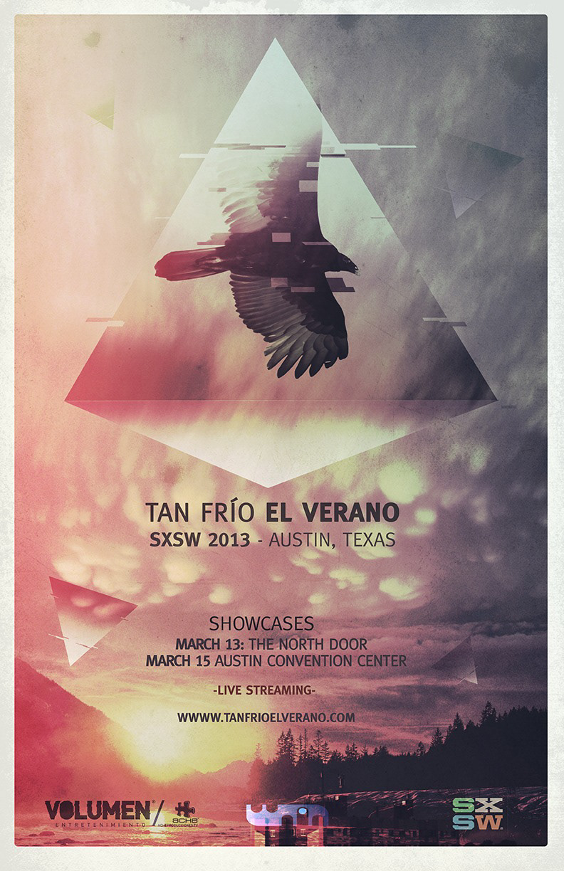 flyers posters Tan Frío el Veran