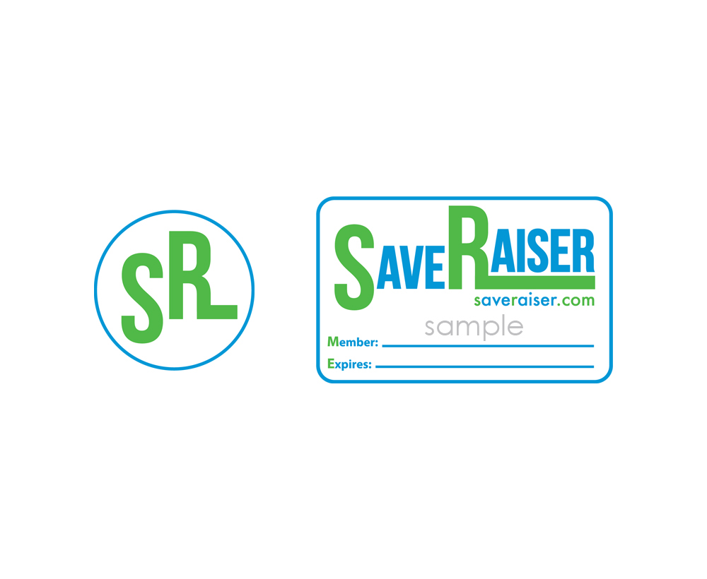 save fundraising Collection blue green type text