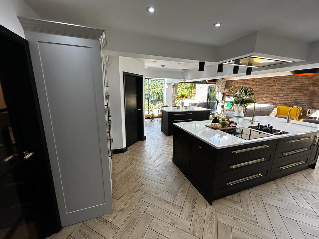 design kitchen interior design  bespoke luxury doubleisland family lifestyle shaker kitchen