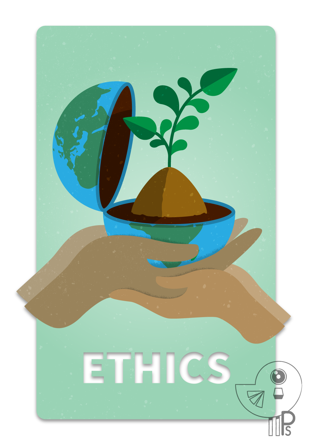 permaculture Ethics people care Fair share earth card design