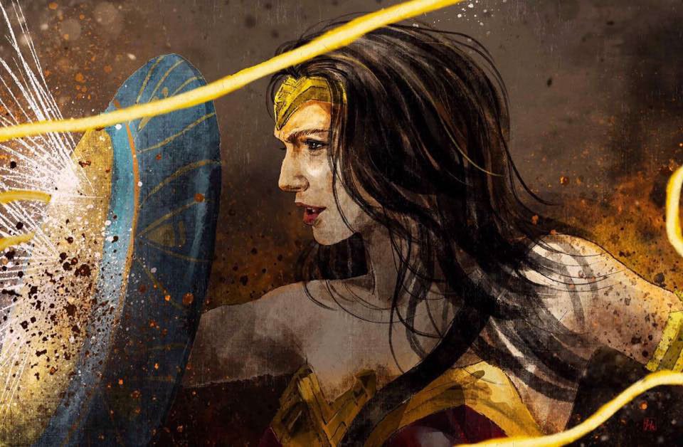 wonder woman gal gadot movie ILLUSTRATION  warner brother pictures dc comic Entertainment
