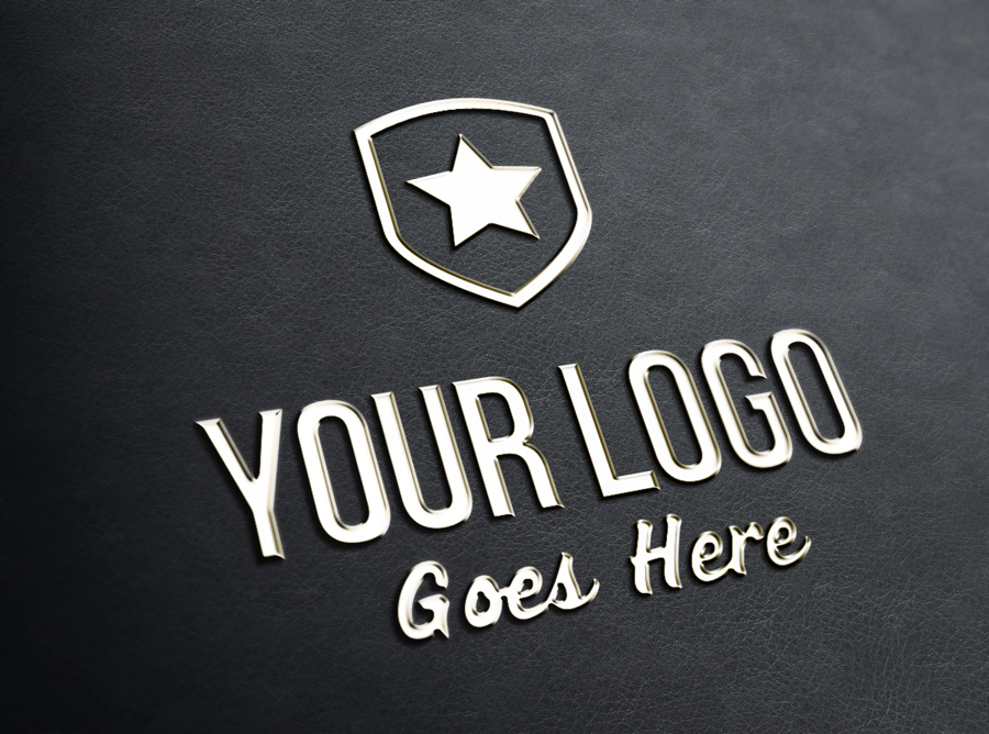 logo mock-up Mockup Logotype Display presentation photoshop effects photorealistic realistic letterpress foil stamp Embroidery graphicriver