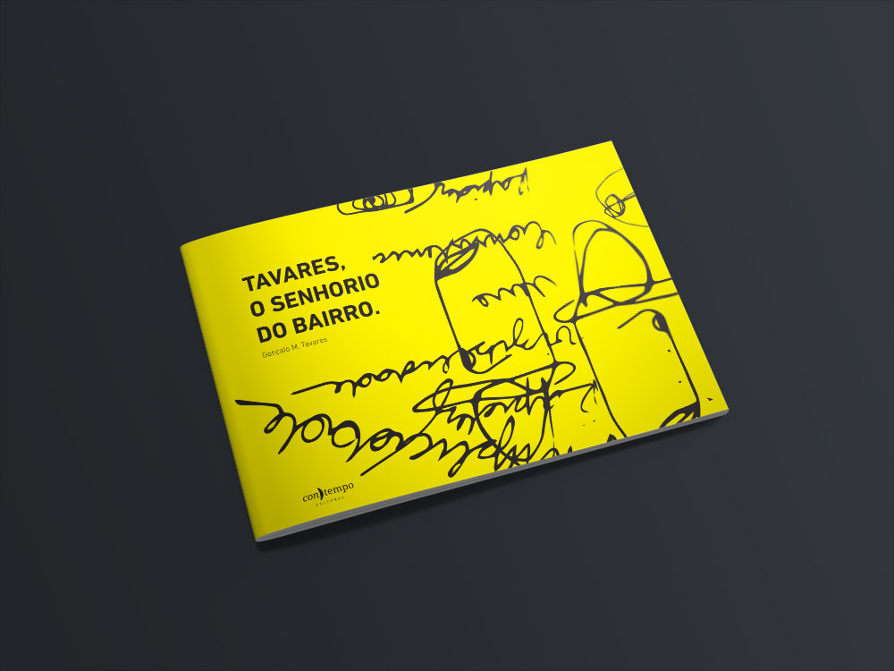 editorial book design printed yellow