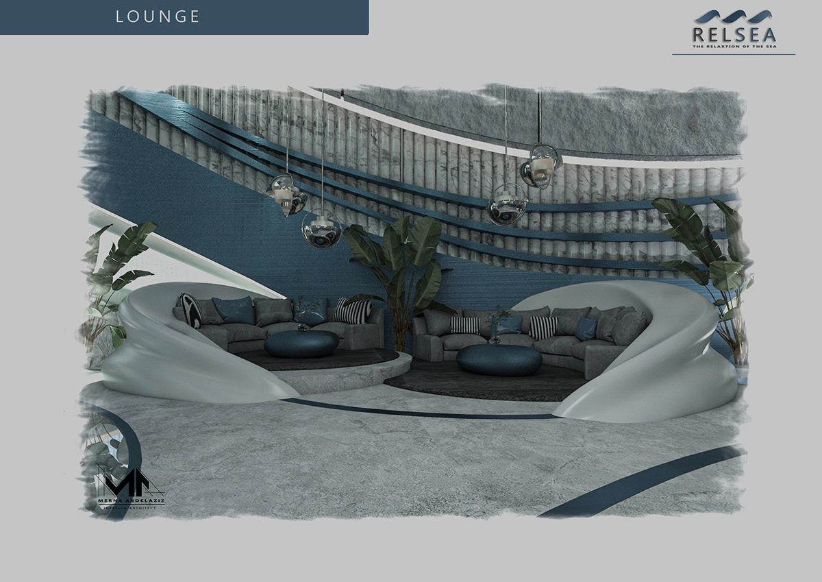 3ds max architecture architecture design design futuristic graduation project Interior interior design  resort vray