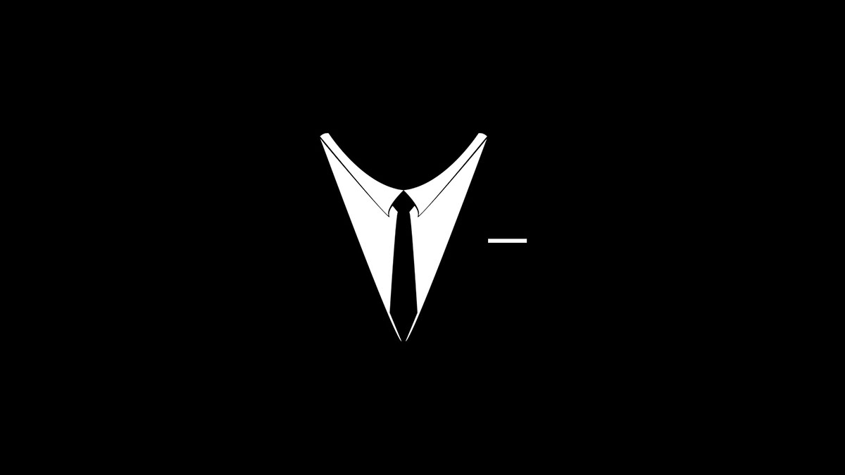 suit black White tie party suitup photoshop Minimalism minimal minimalist wallpaper HD fullHD 1080p
